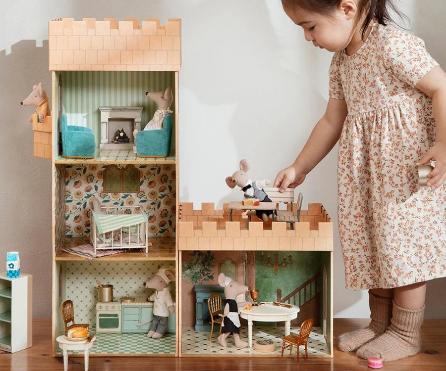 Maileg Miniatur Kamin für Puppenhaus Offwhite - Sausebrause Shop