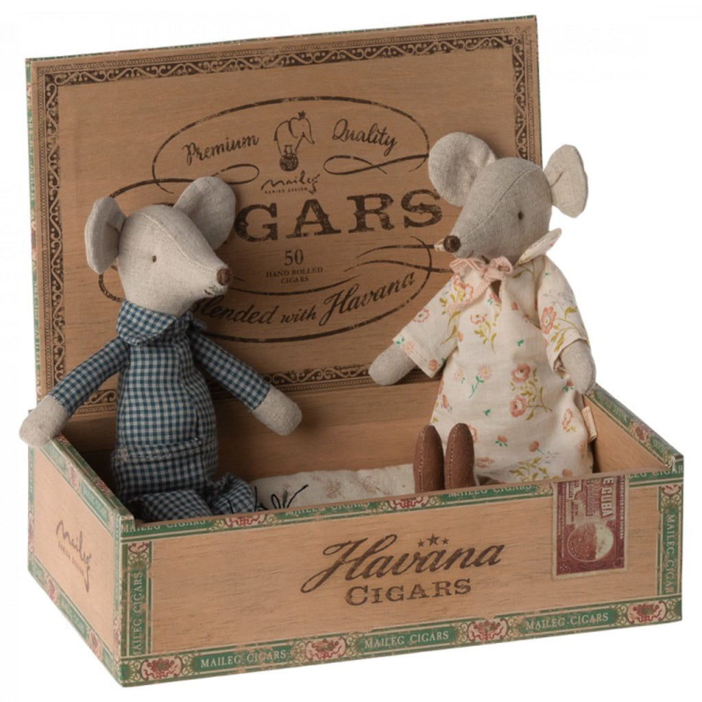 Maileg Oma und Opa Mäuse in Box - Sausebrause Shop