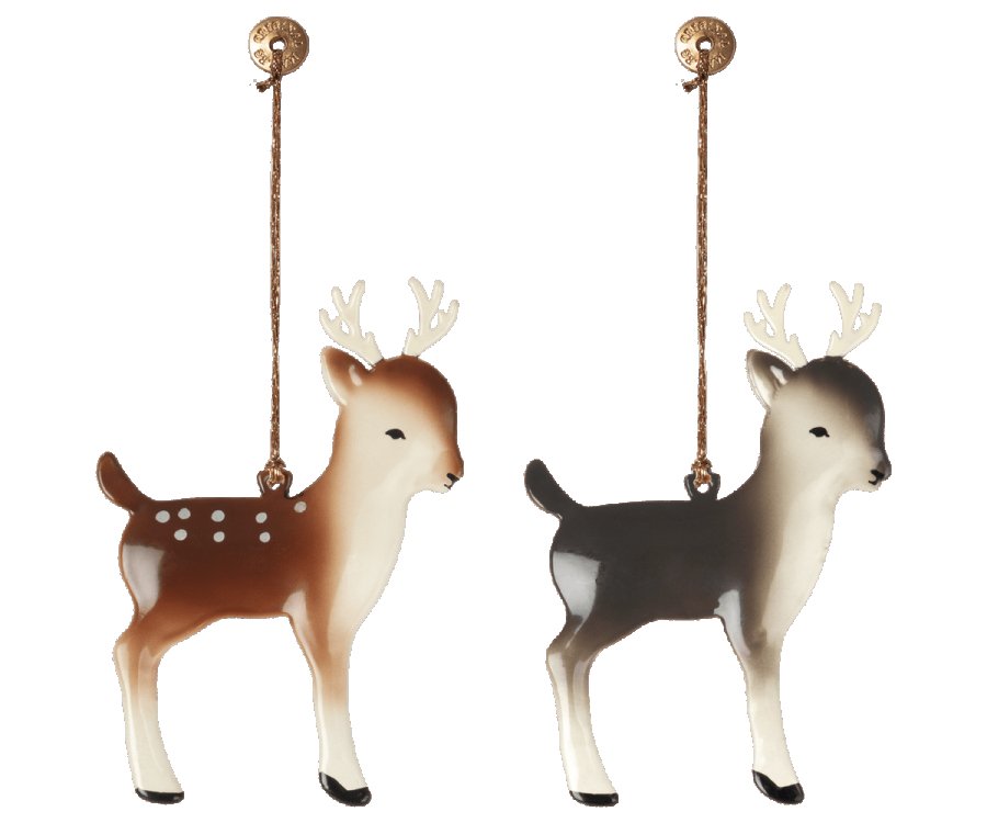 Maileg Ornament Metallanhänger Set Bambi - Sausebrause Shop
