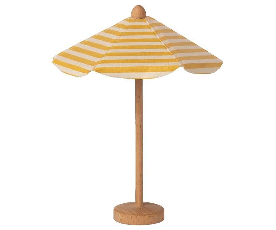 Maileg Sonnenschirm gelb gestreift - Sausebrause Shop