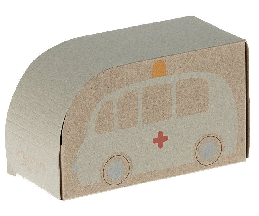 Maileg Spielzeugauto Krankenwagen aus Holz - Sausebrause Shop
