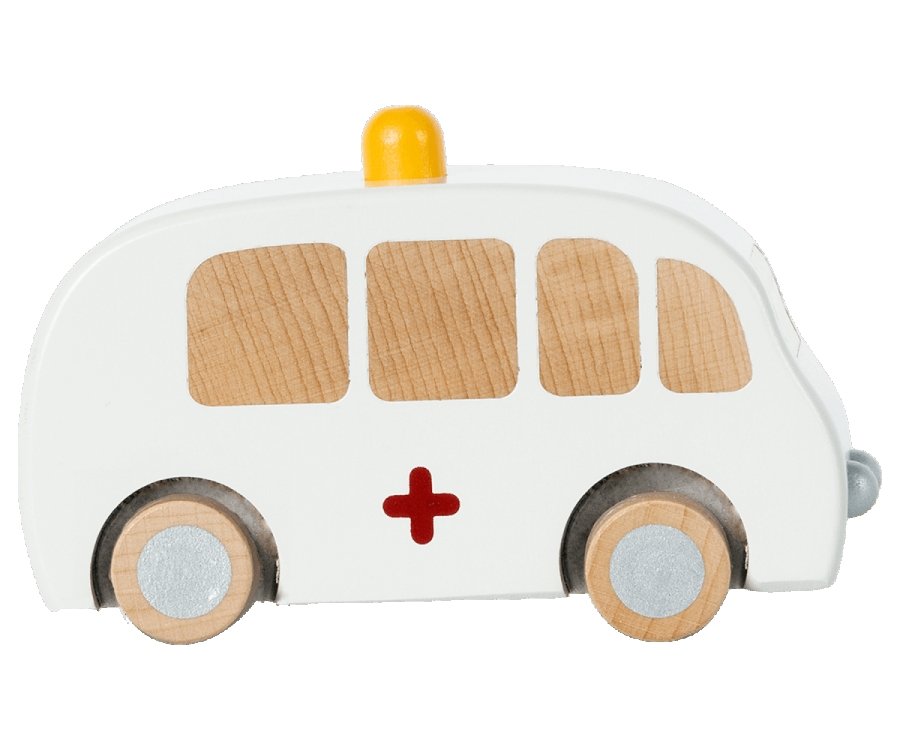 Maileg Spielzeugauto Krankenwagen aus Holz - Sausebrause Shop