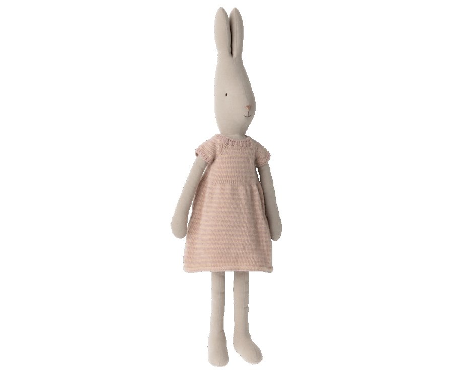 Maileg Strickkleid Rosa für Hasen & Kaninchen, Größe 4 - Sausebrause Shop