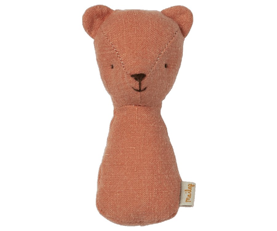 Maileg Teddy Babyrassel Dusty Koralle - Sausebrause Shop