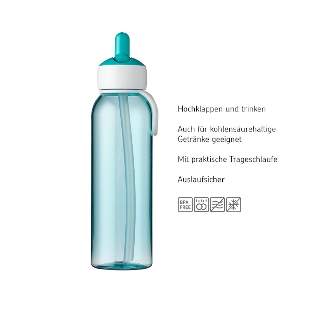Mepal Wasserflasche Flip-up 500 ml Türkis - Sausebrause Shop