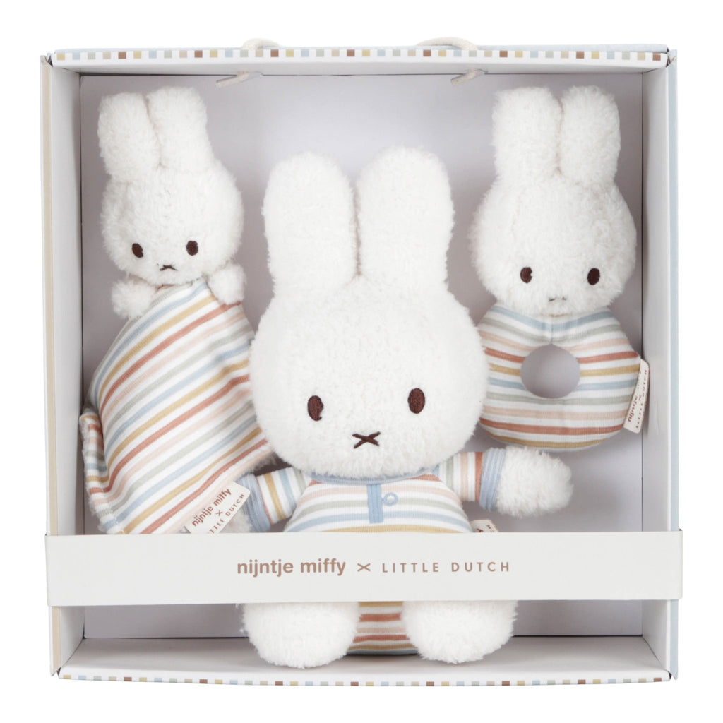 Miffy x Little Dutch Geschenkset Vintage Sunny Stripes - Sausebrause Shop