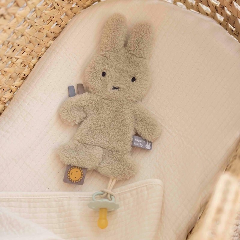 Miffy x Tiamo Schnullertuch Fluffy grün - Sausebrause Shop