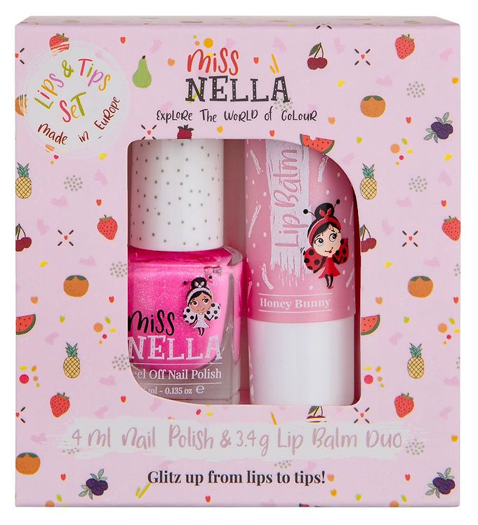 Miss Nella Nagellack und Lippenbalsam für Kinder Melone - Sausebrause Shop