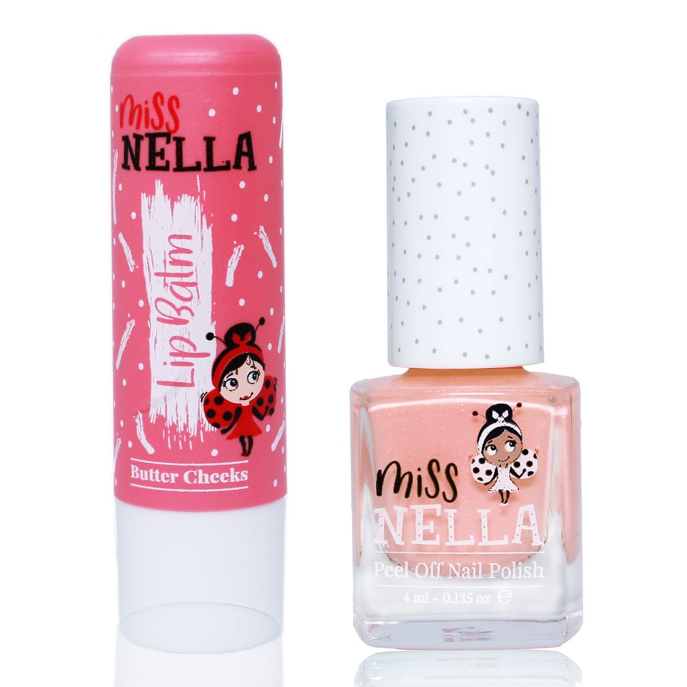 Miss Nella Nagellack und Lippenbalsam für Kinder Pfirsisch - Sausebrause Shop