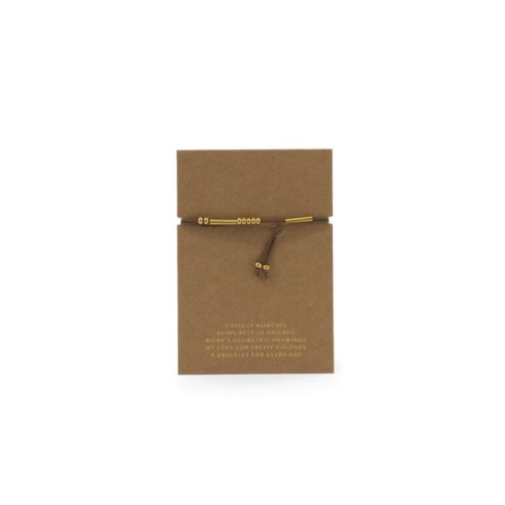 Monk & Anna Freundschaftsarmband Olive - Sausebrause Shop