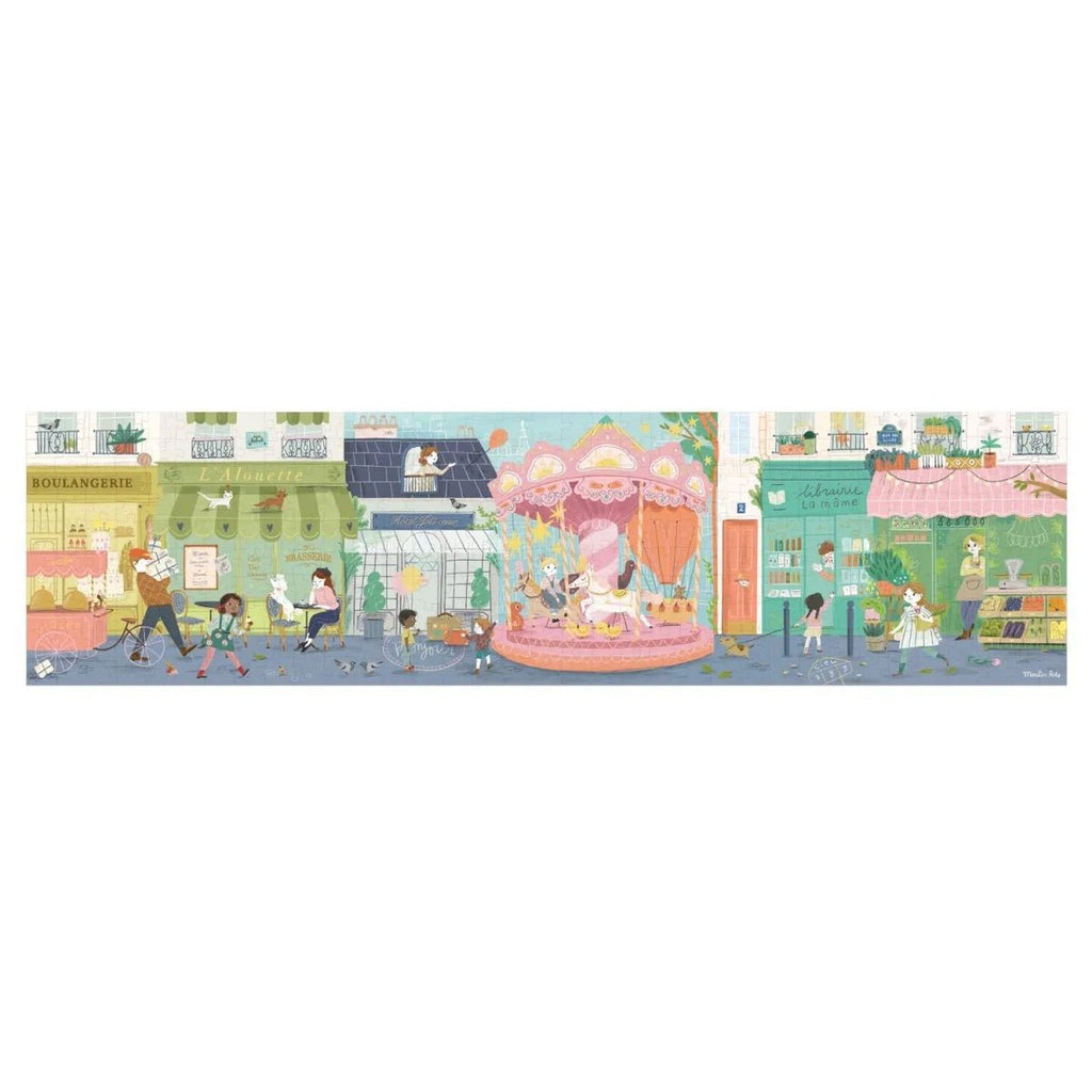 Moulin Roty Puzzle 10 rue des Lilas (350 Teile) - Sausebrause Shop