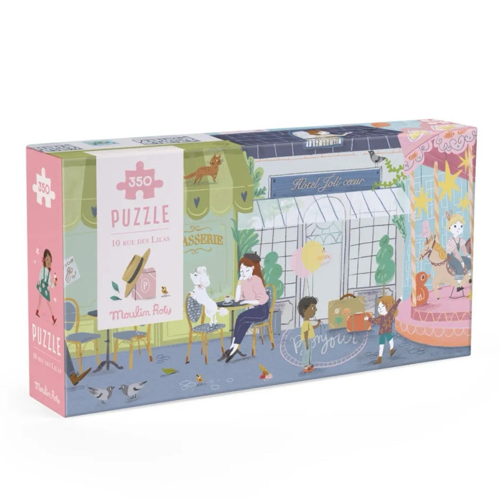 Moulin Roty Puzzle 10 rue des Lilas (350 Teile) - Sausebrause Shop