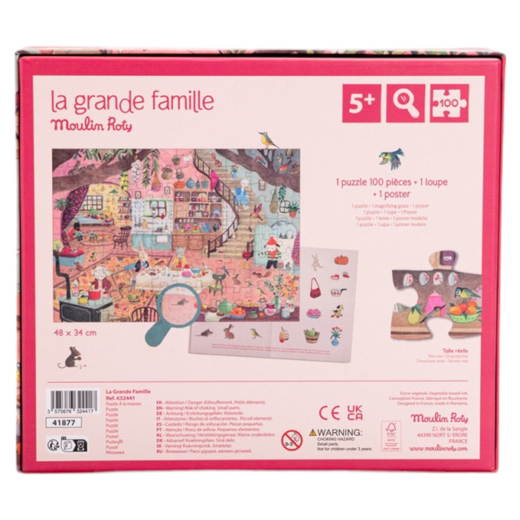 Moulin Roty Puzzle Zu Hause 100 Teile - Sausebrause Shop