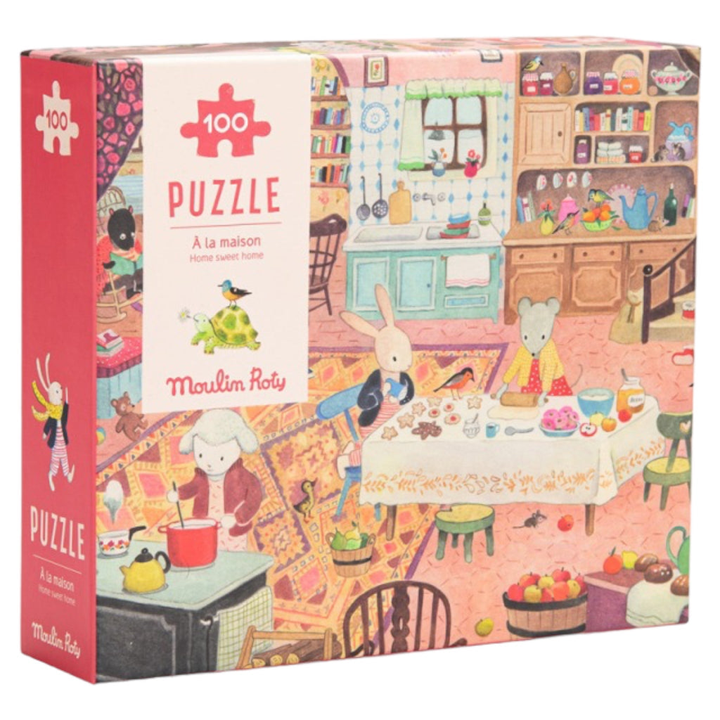 Moulin Roty Puzzle Zu Hause 100 Teile - Sausebrause Shop