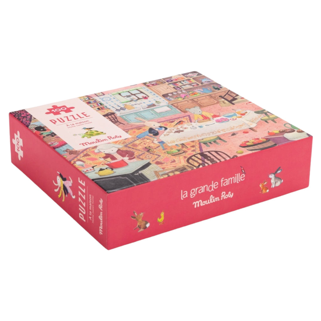 Moulin Roty Puzzle Zu Hause 100 Teile - Sausebrause Shop