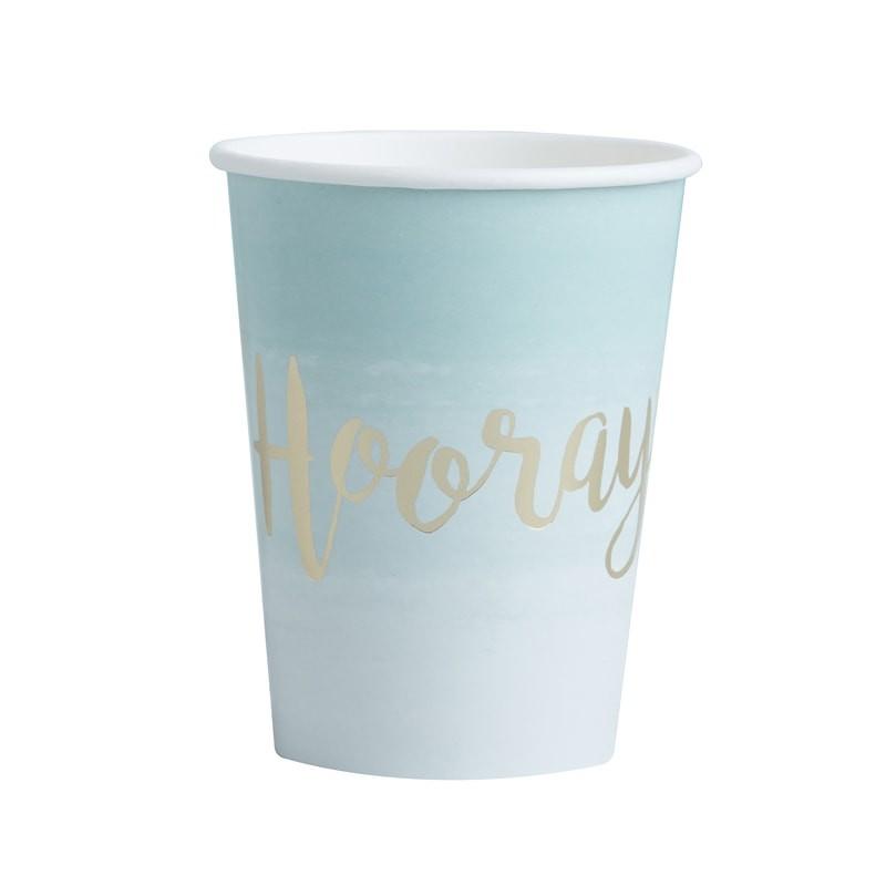 PAPPBECHER "HOORAY" MINT - Sausebrause Shop